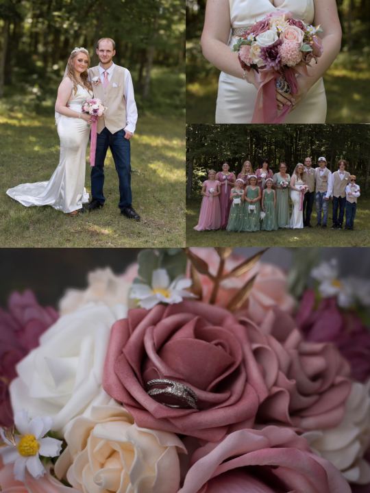 wedding photographed by Lisa Bjornstad