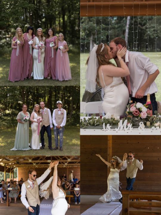 wedding photographed by Lisa Bjornstad