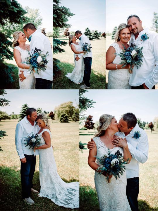 wedding photographed by Lisa Bjornstad
