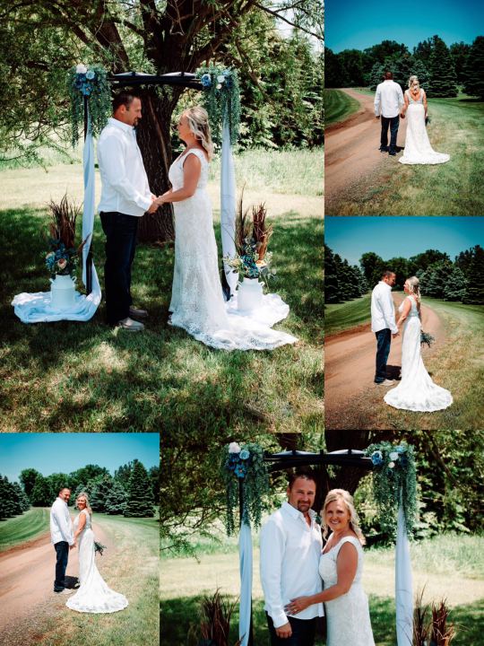 wedding photographed by Lisa Bjornstad