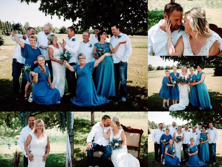 wedding photographed by Lisa Bjornstad