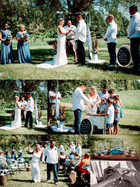 wedding photographed by Lisa Bjornstad