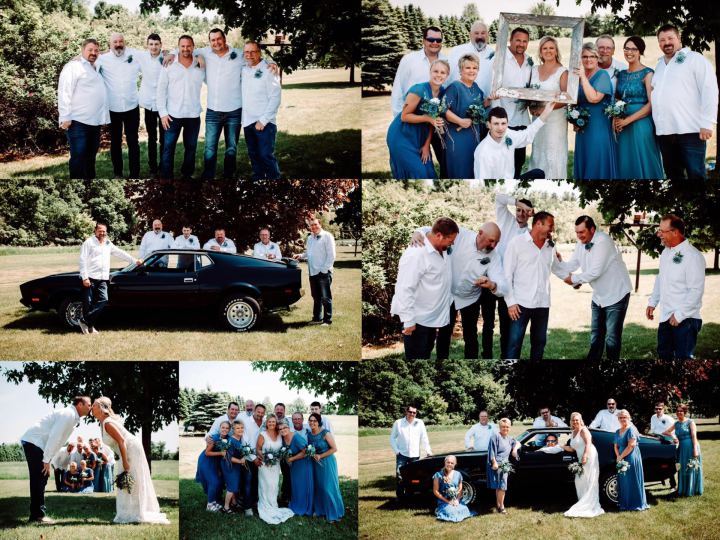 wedding photographed by Lisa Bjornstad