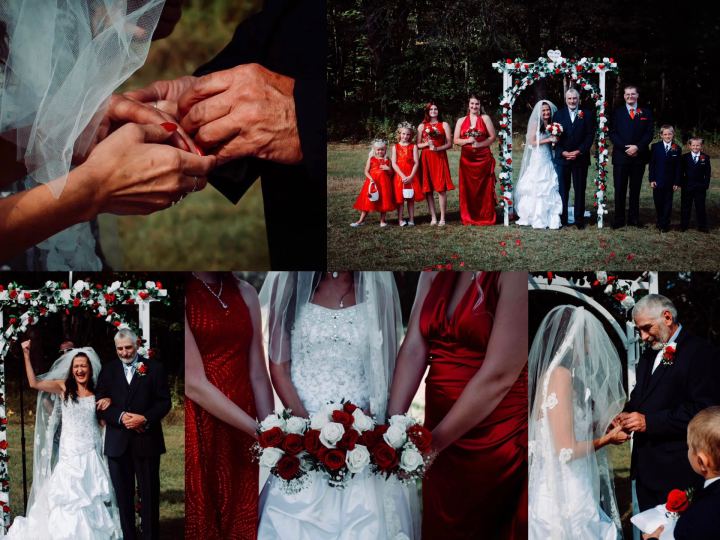 wedding photographed by Lisa Bjornstad